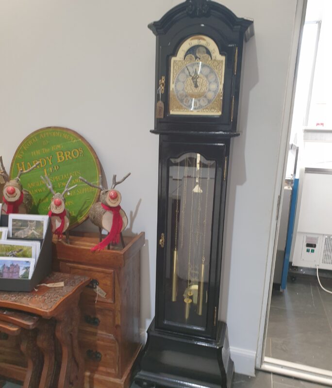 Black Grandfather Clock