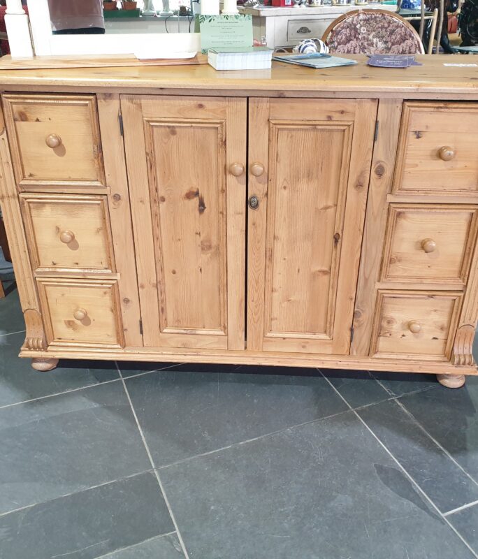 Rustic pine sideboard